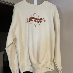 Cream Graphic Women’s Crewneck